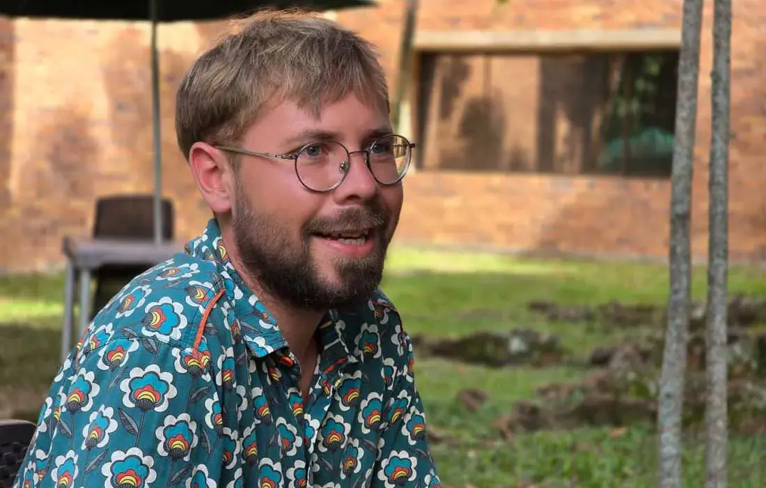 Florian Jenner, estudiante austríaco que realiza su semestre de intercambio en la Javeriana Cali