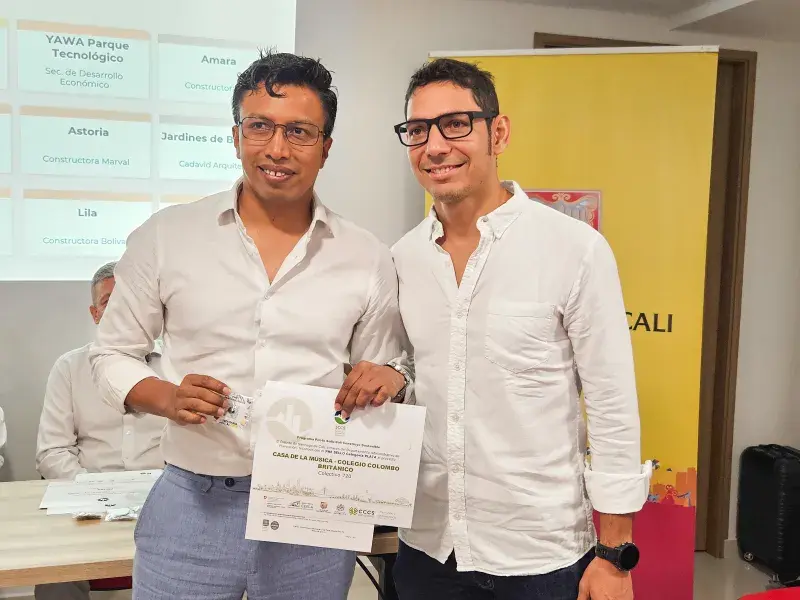 Reconocimiento Sello Cali Construye Sostenible
