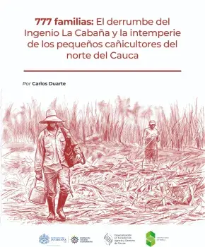 777 familias: El derrumbe del Ingenio La Cabaña  y la intemperie de los pequeños  cañicultores del norte del Cauca