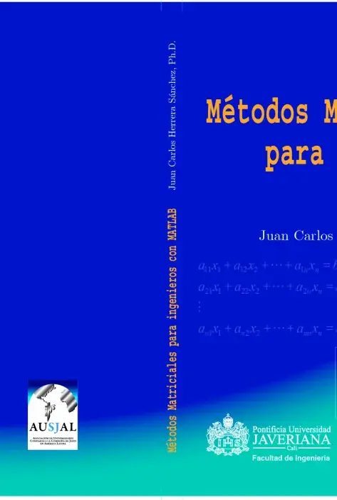 Métodos Matriciales para ingenieros con MATLAB