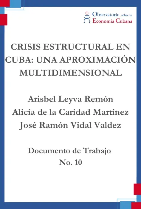 Crisis estructural en Cuba: una aproximación multidimensional